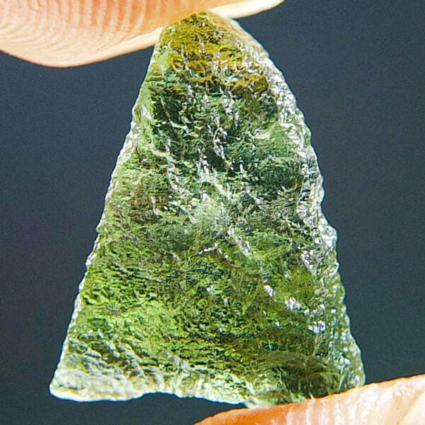 Apple green Moldavite - Uncommon shape
